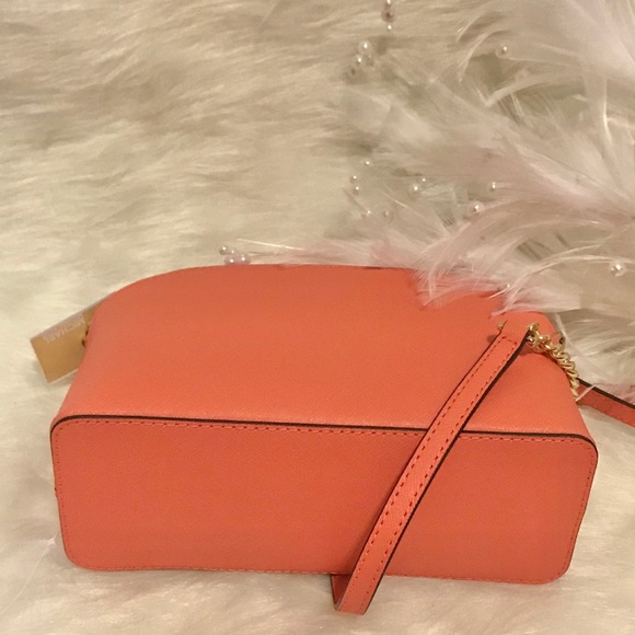 🧡NEW MICHAEL KORS 🧡 MK EMMY CROSSBODY DOME - Picture 3 of 8